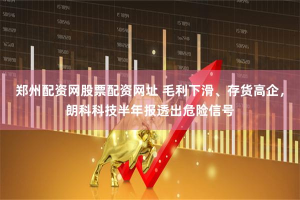 郑州配资网股票配资网址 毛利下滑、存货高企，朗科科技半年报透出危险信号